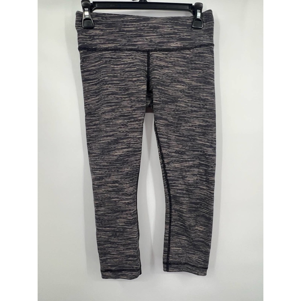 Lululemon Wunder Under Crop Leggings Size 6 - Picture 1 of 5